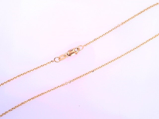 10 KARAT ROLO CHAIN LENGTH: 24 WEIGHT: 48.4G : 4.7