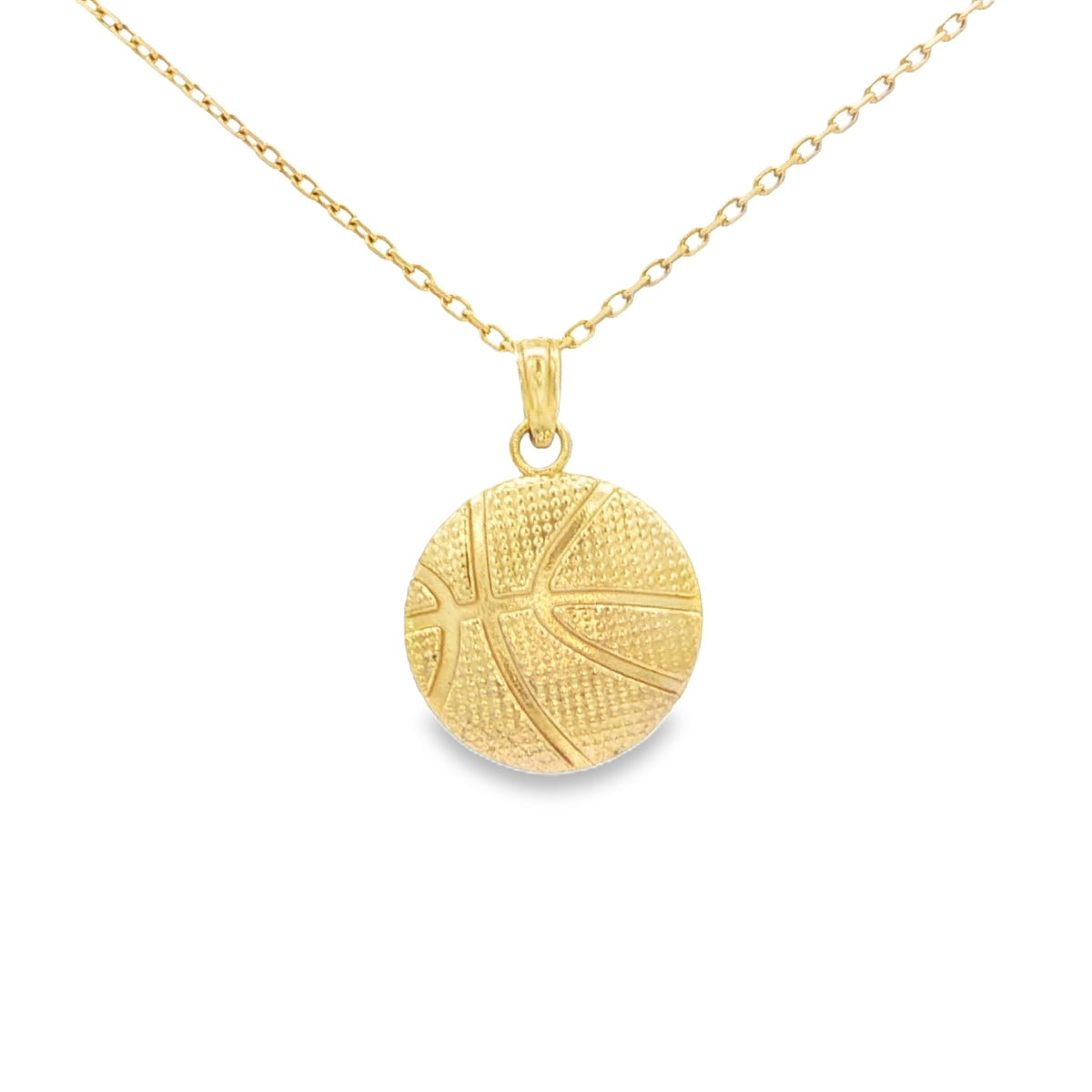 PENDANT 14K BasketBall Stamp