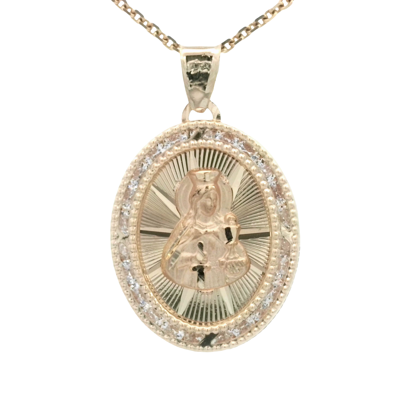 14KP SANTA BARBARA CZ OVAL