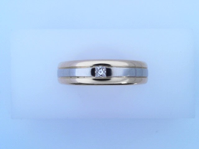 14 KARAT RING SIZE 10 WEIGHT: 7.0G : 5.2MM TWO TON