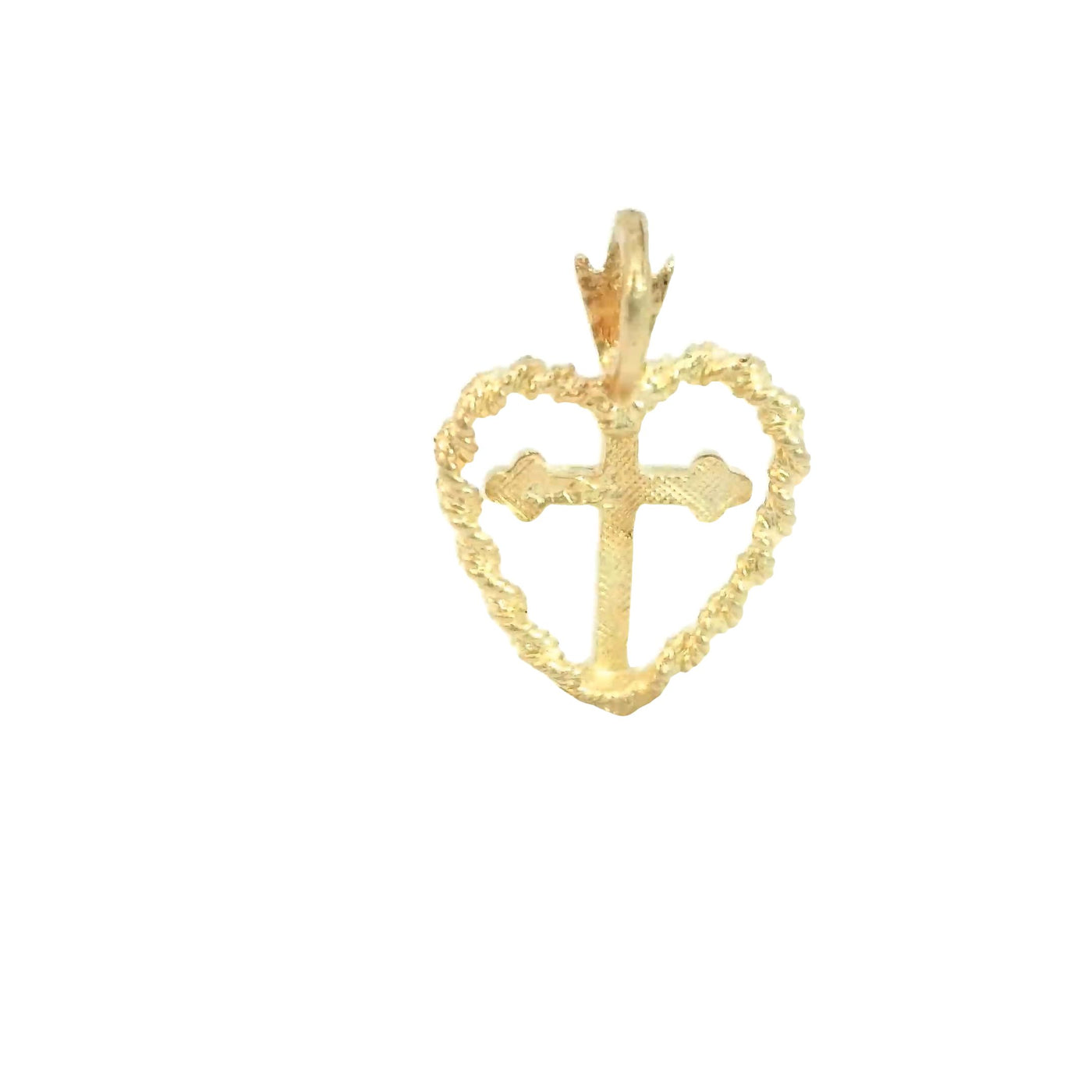 PENDANT 14K 1.1G DC CENTER HEART