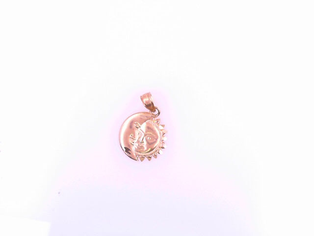 PENDENT14KP 1.1G 1/2SUN & 1/2MOON WITH FACE