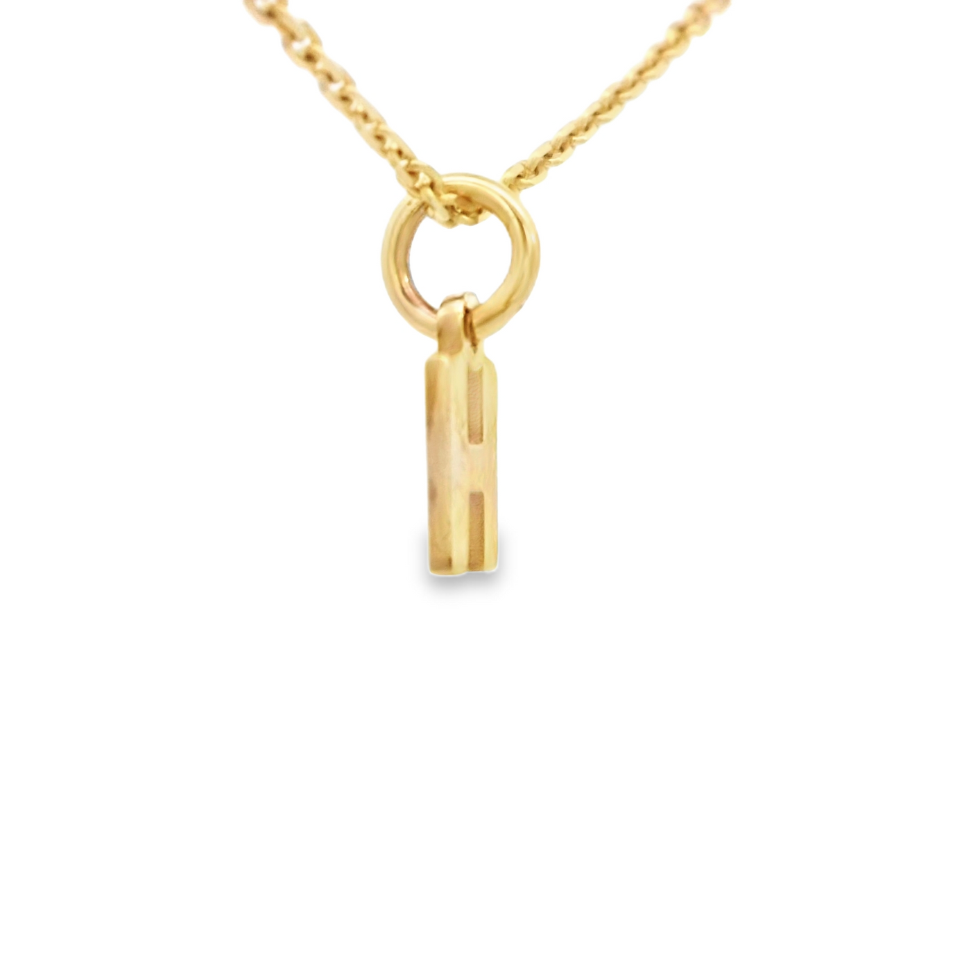 PENDANT 14K LETTER H