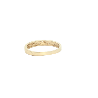 14 KARAT RING SIZE 6.75 WEIGHT: 2.0G : 2.8MM CZ HA