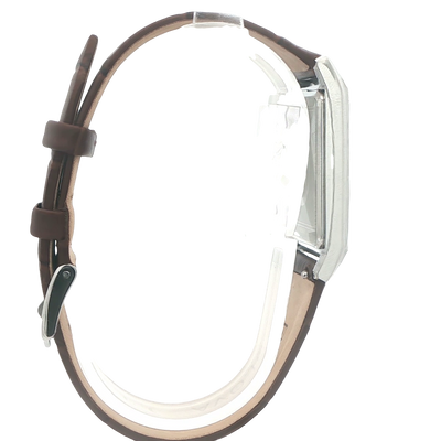 TWO-TONE : SILVER RECTANGLE SLIM MOVEMET BULOVA