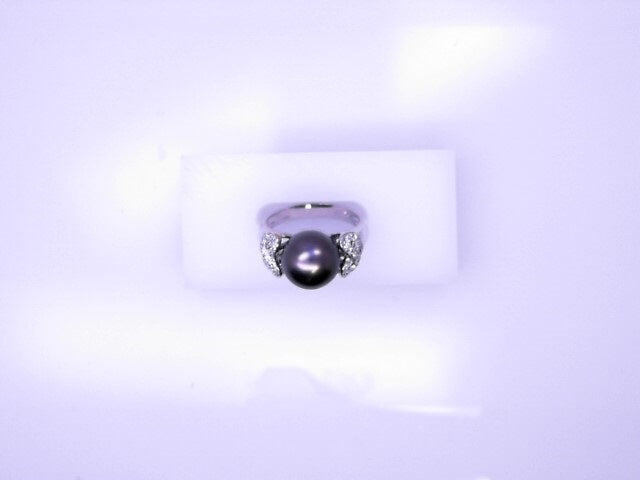 18KRW6.2GPEARL HEARTDIAM