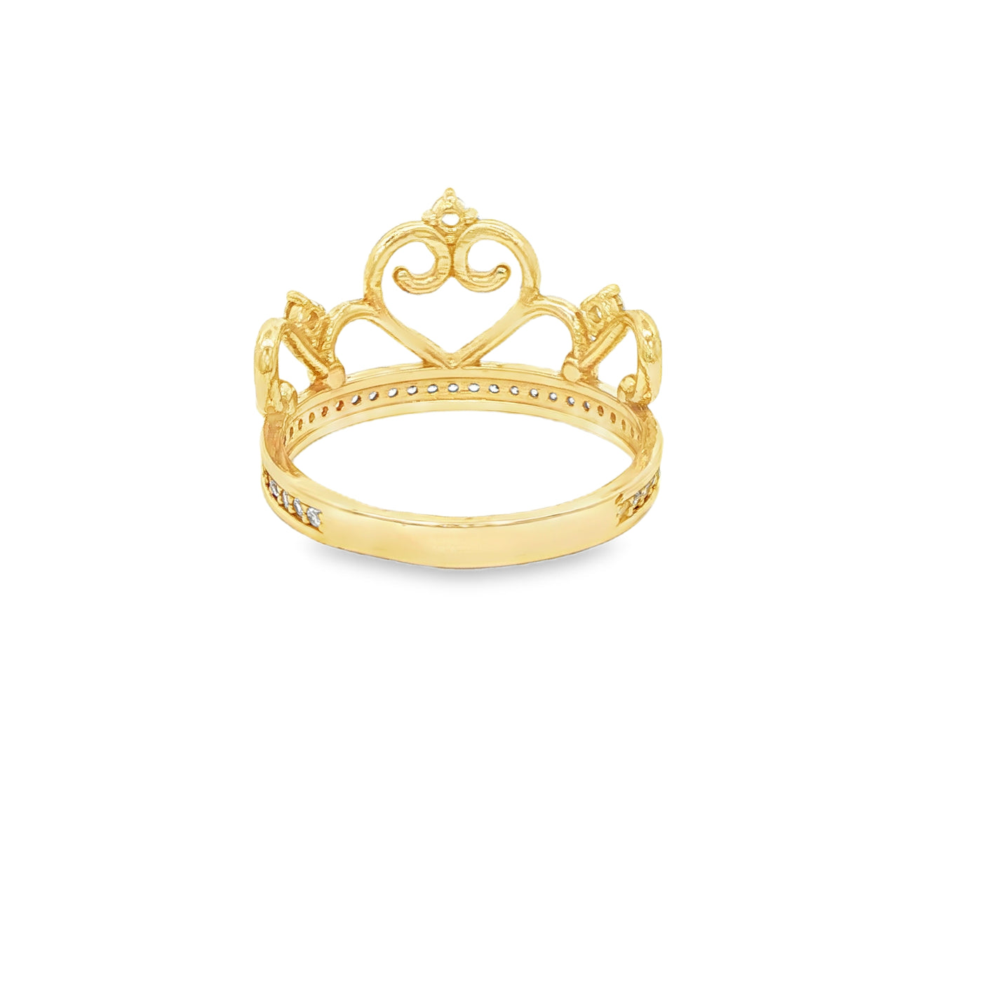 14 KARAT RING SIZE 8.25 WEIGHT: 3.2G
CZ CROWN ROU