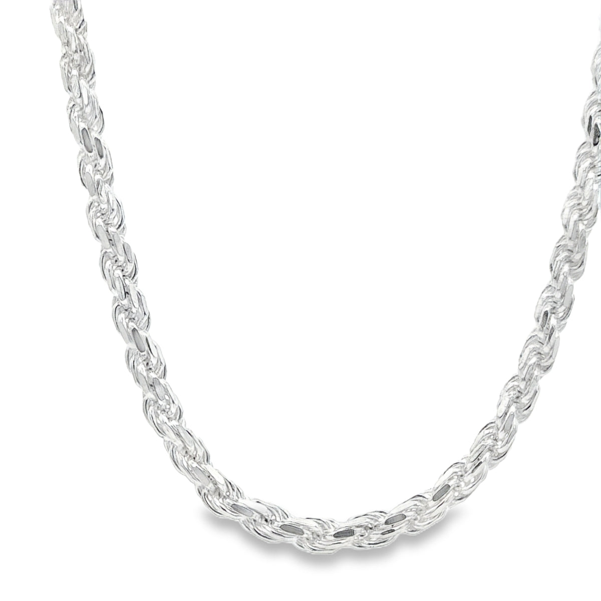 STERLING SILVER ROPE CHAIN LENGTH: 22 4.2MM