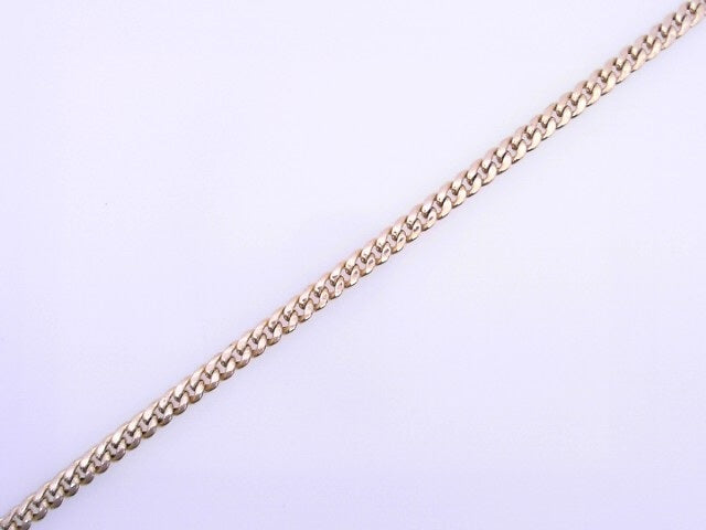 10 KARAT CUBAN ITALIAN CURB BRACELET LENGTH 10 WEI