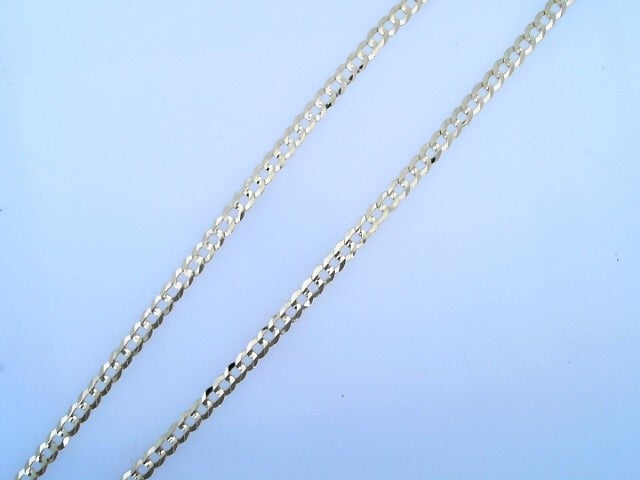 14 KARAT CUBAN ITALIAN CURB CHAIN LENGTH: 20 WEIGH