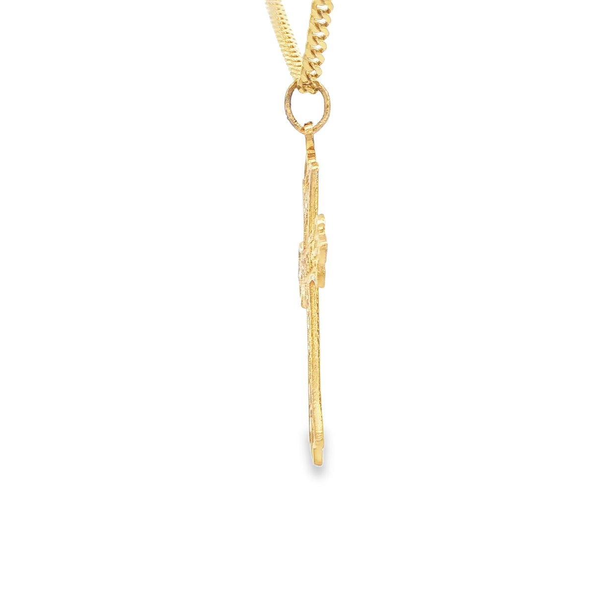 14 KARAT CHARM WEIGHT: 1.9G : CROSS BORN AGAIN