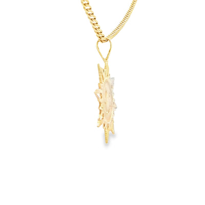 PENDANT 14K PENDANT SUN SMILE