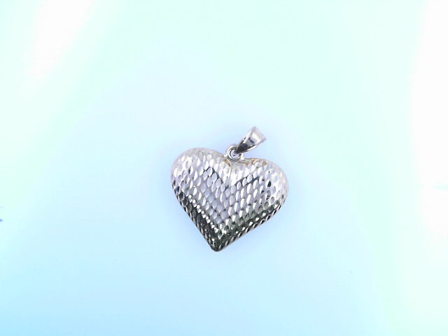 PENDENT14KP 1.3G PUFF HEART DC