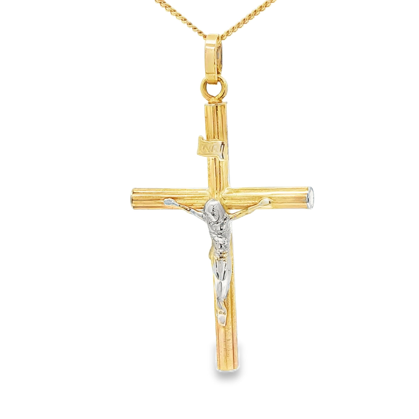 14KP 4.8G CROSS JESUS CROSS 2TONE