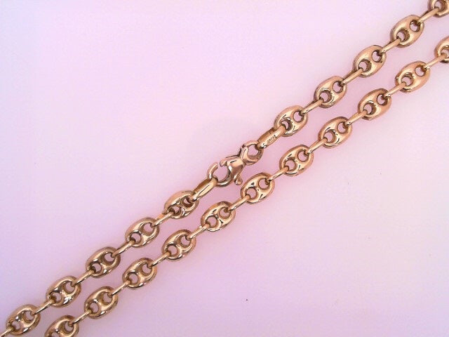 10 KARAT ROLO CHAIN LENGTH: 24 WEIGHT: 48.4G : 4.7