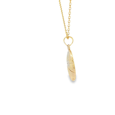 PENDANT 14K BasketBall Stamp