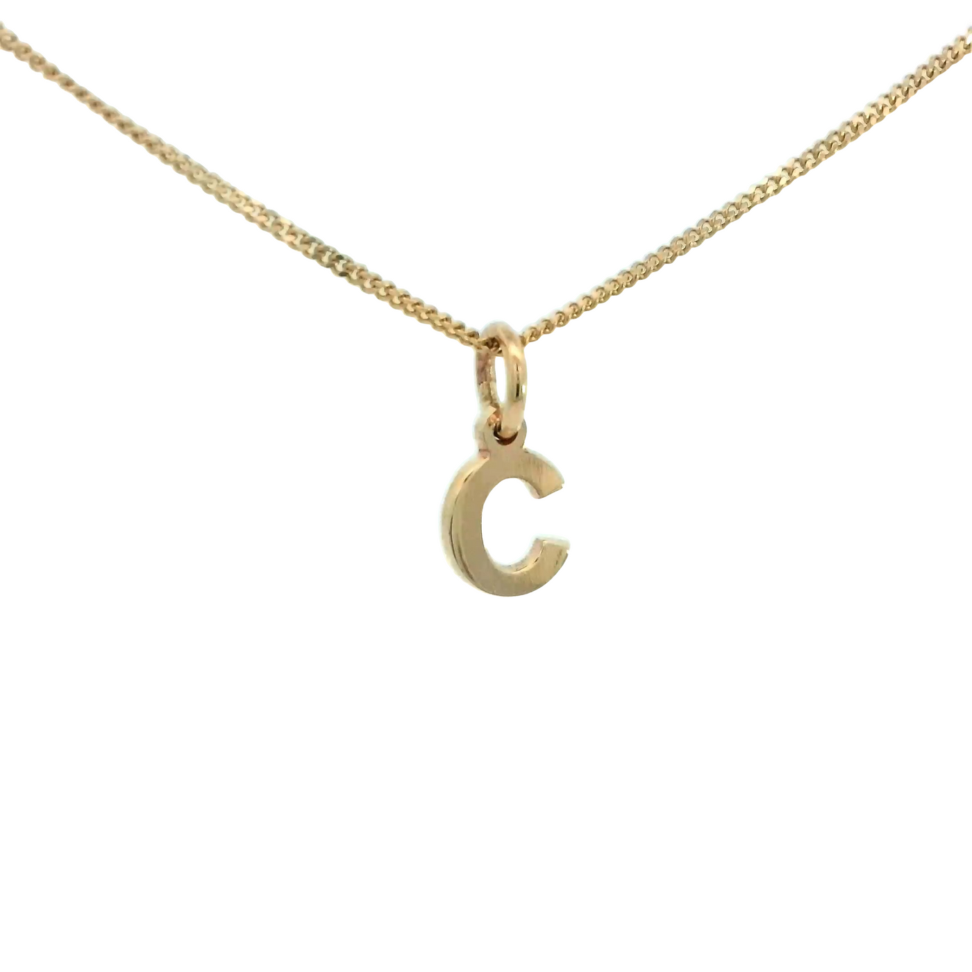 PENDANT 14K 0.5G LETTER C TINY