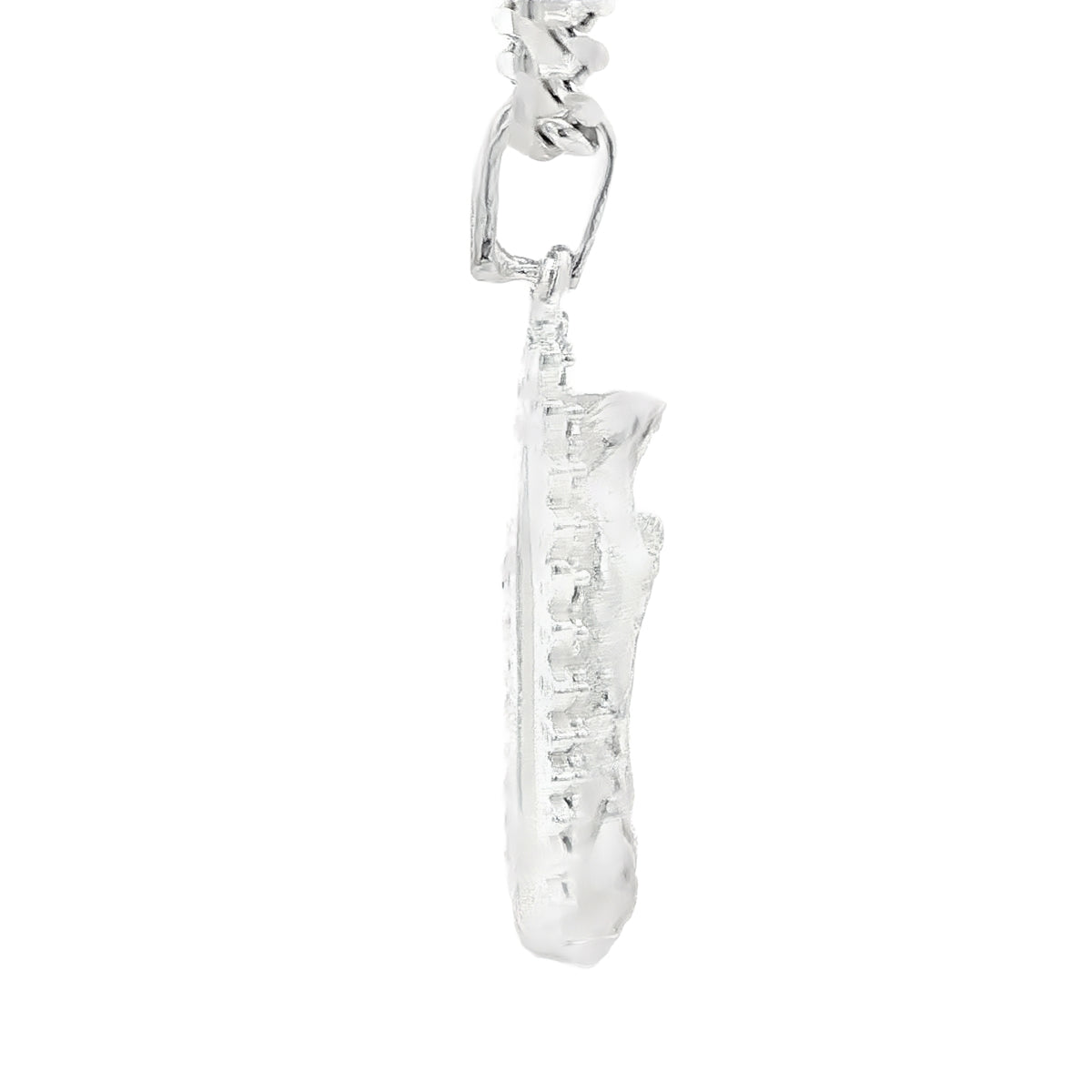 STERLING SILVER CHARM CZ GUADALUPE