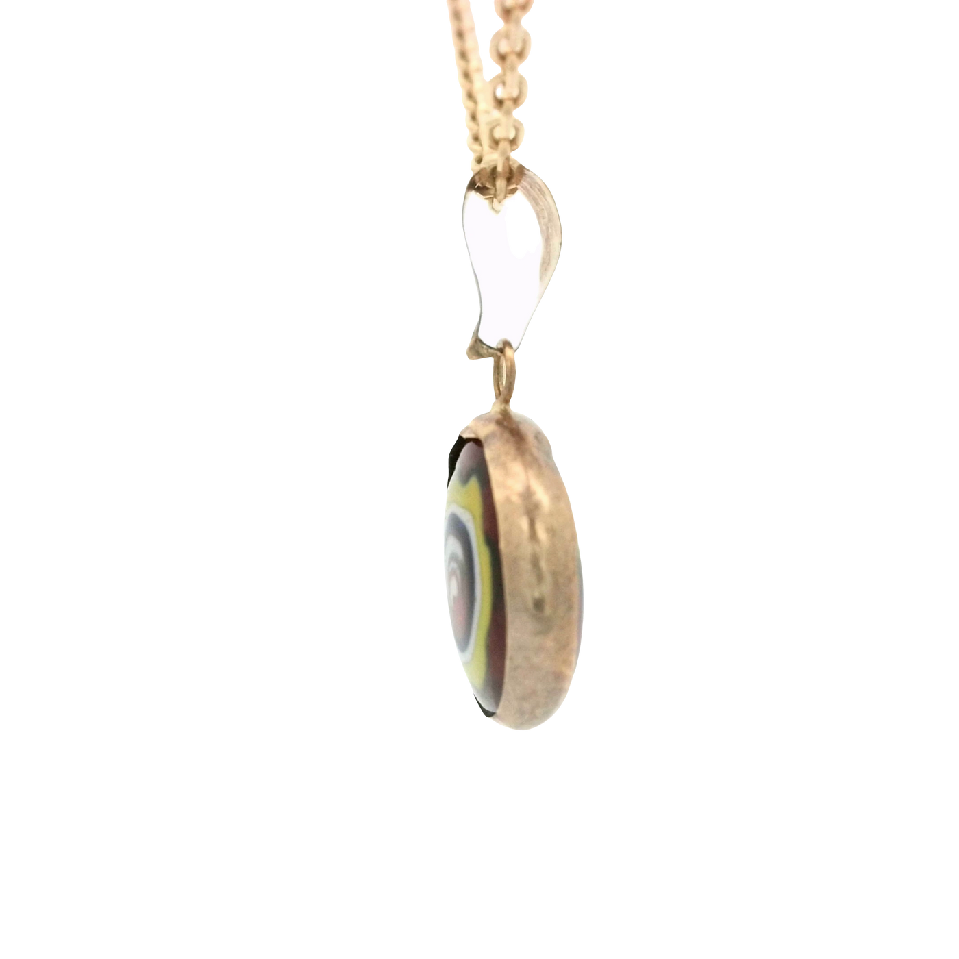 PENDANT 14K FREESTYLE FREESTYLE YELLOW RED BLUE ROUND