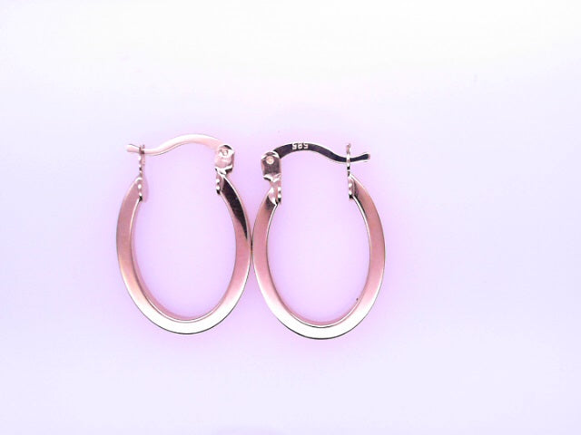 14 KARAT HUGGIE EARRINGS WEIGHT: 0.9G SIZE/ OTHER: