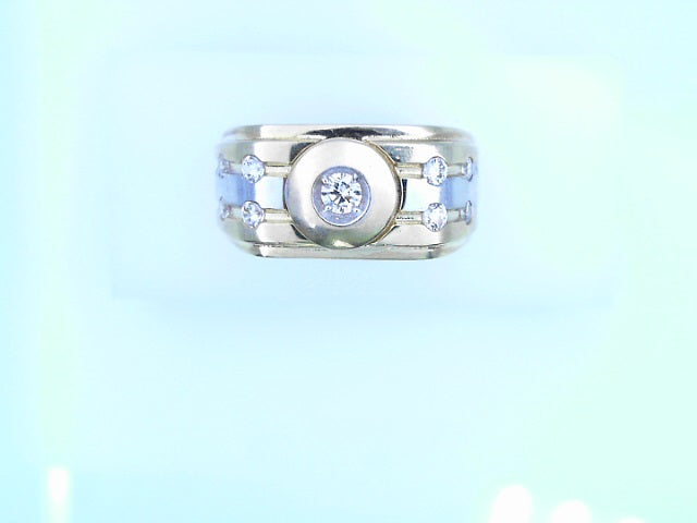 RING 10KR 7.6 #10.5 2TONE 9CZ