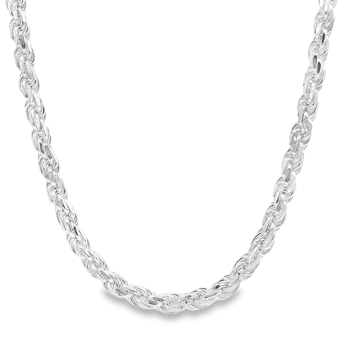 STERLING SILVER ROPE CHAIN LENGTH: 22 4.2MM