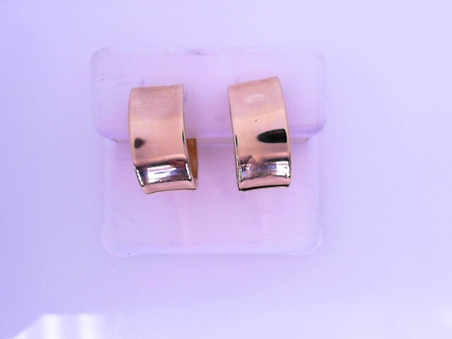 EARRINGS 14 KARAT WEIGHT: 3.1G
HUGGIE CONCAVE