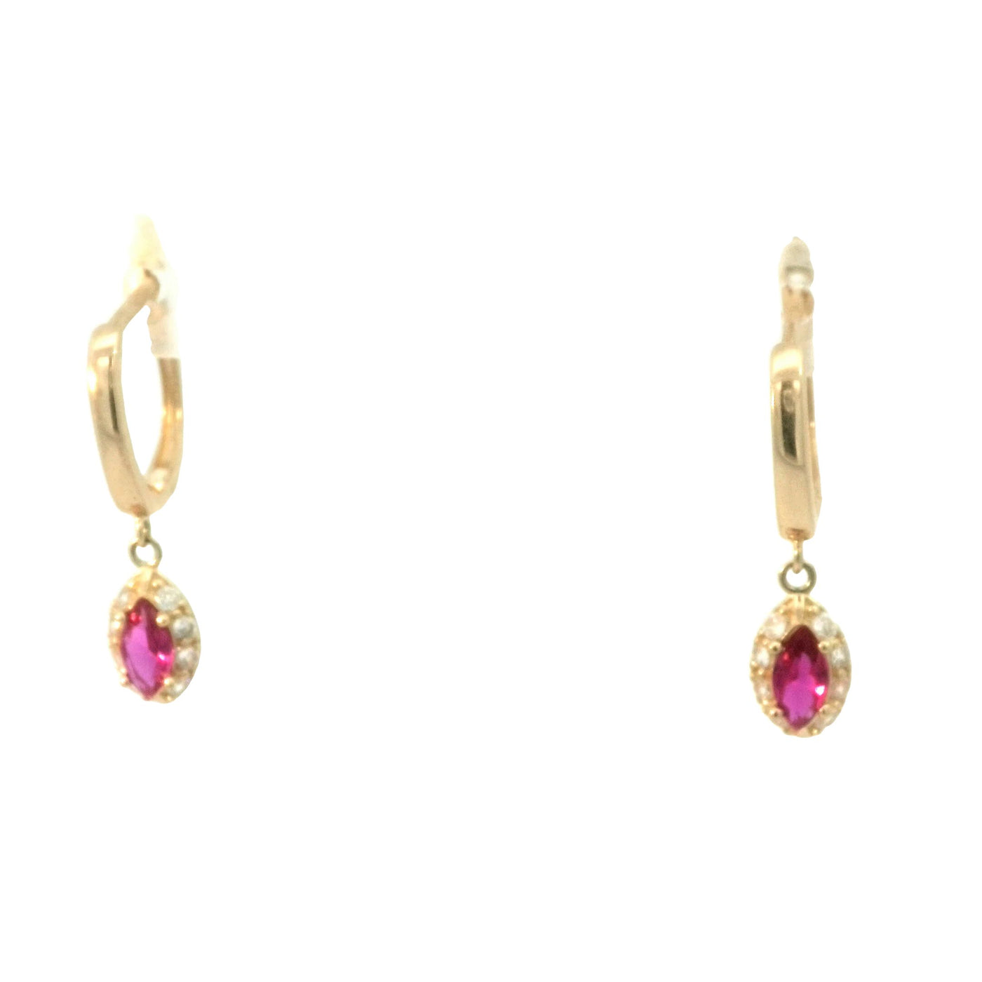 EARRINGS 14 Karat Weight: 2.0G