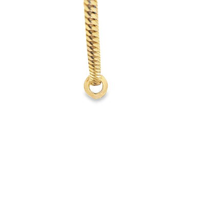 PENDANT 14K FILIGREE FISH SLIDER