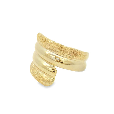 14K Free Form Ring Size 10.25