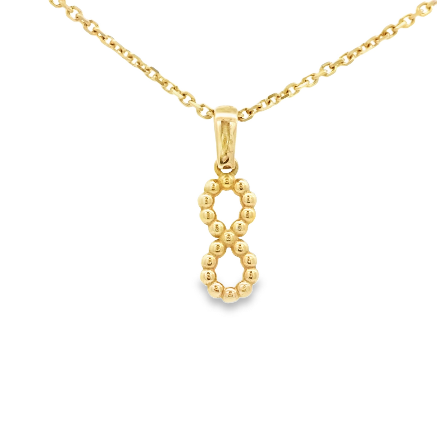 PENDANT 14KP INFNITI BEAD STYLE