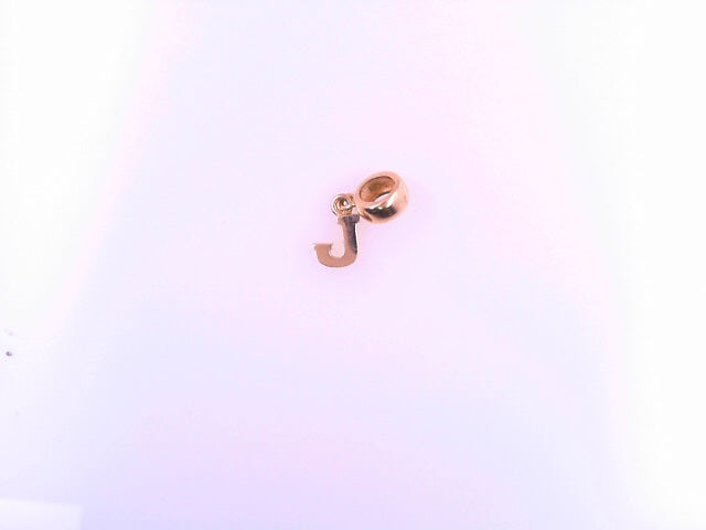 PENDANT 14K J Letter 0.7g BailRing