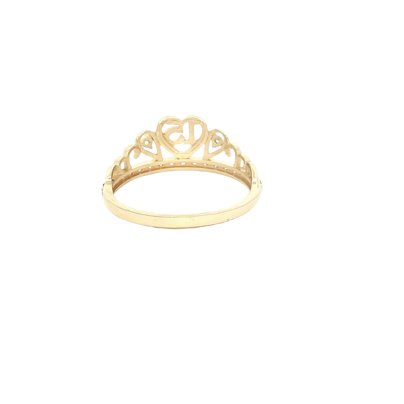 14 KARAT RING SIZE 7.25 WEIGHT: 2.1G : CZ QUINCE 1