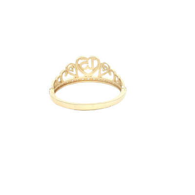 14 KARAT RING SIZE 7.25 WEIGHT: 2.1G : CZ QUINCE 1