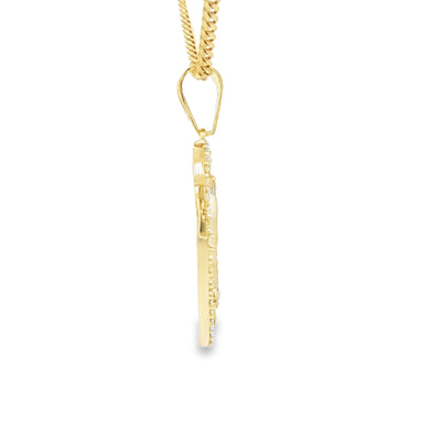 14KP Guadalupe 4.2g Cz Heart