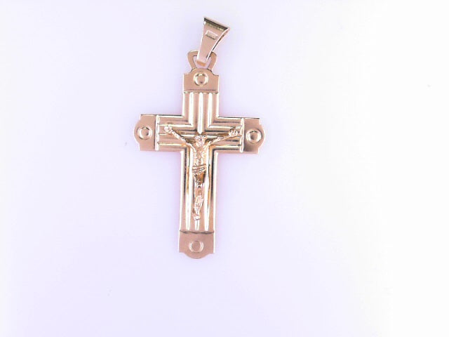 PENDANT 14KP 5.1G CROSS JESUS CROSS