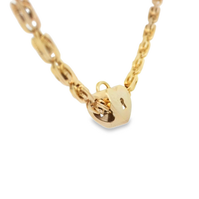 PENDANT 14K HEART SLIDER POLISHED