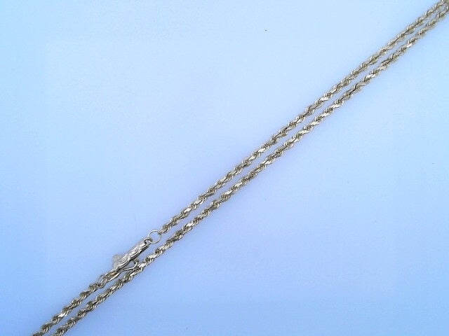 14 KARAT ROPE CHAIN LENGTH: 24 WEIGHT: 8.2G : 1.9M