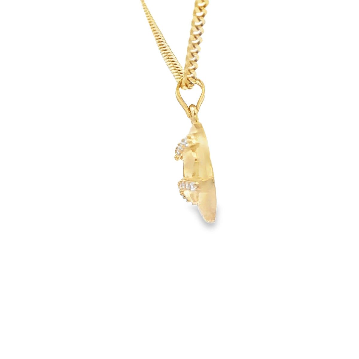 PENDANT 14K 2.6G BASEBALL CZ BASEBALL