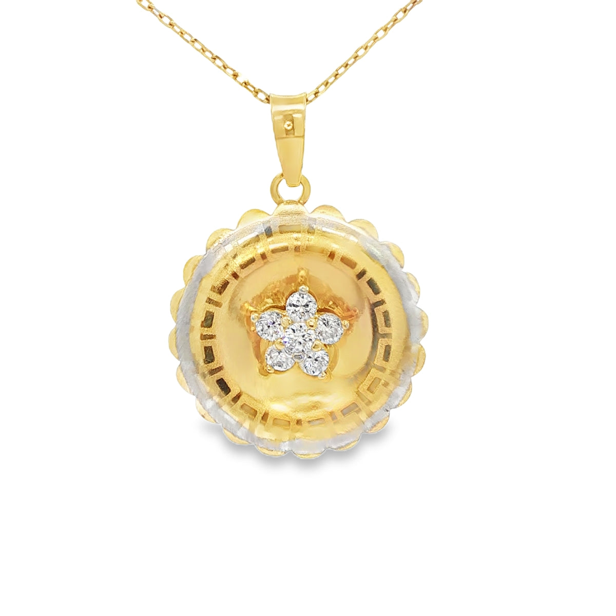 14 KARAT DIAMOND CUT CHARM WEIGHT: 1.5G : JESUS CR