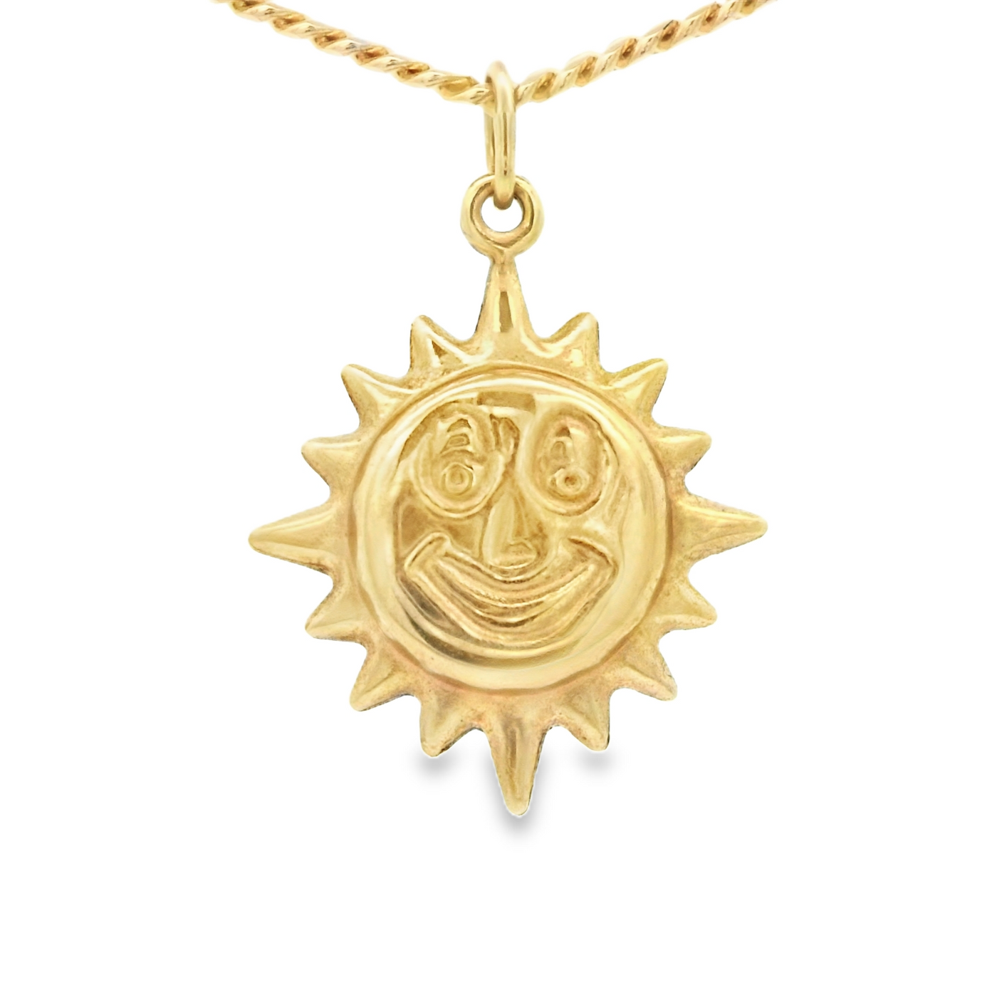 PENDANT 14K SUN-SMILE Y