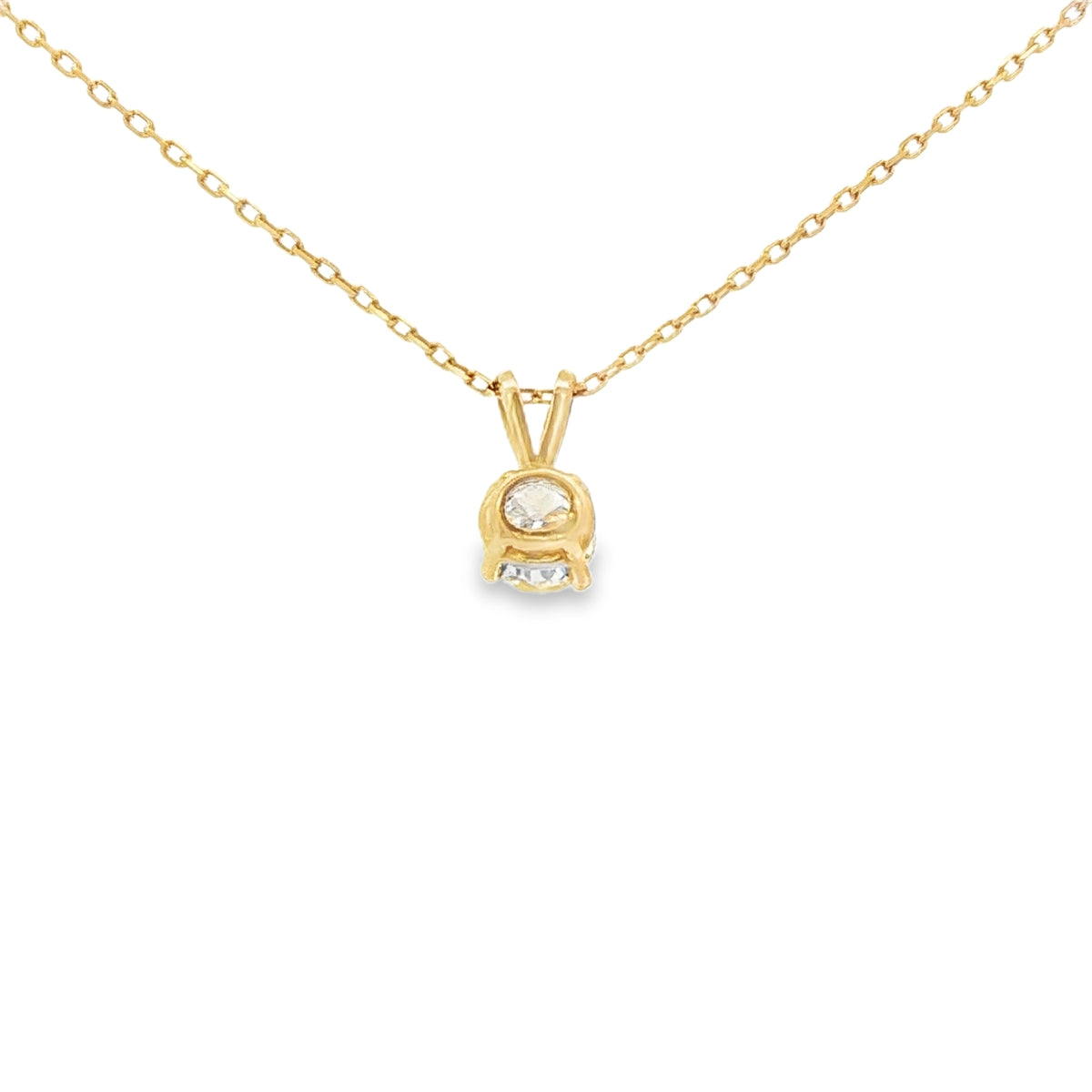 14 KARAT PENDANT NATURAL DIAMOND