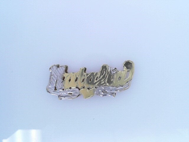 14KP Name Double Plate 4.0G Natalia DC Rhodium