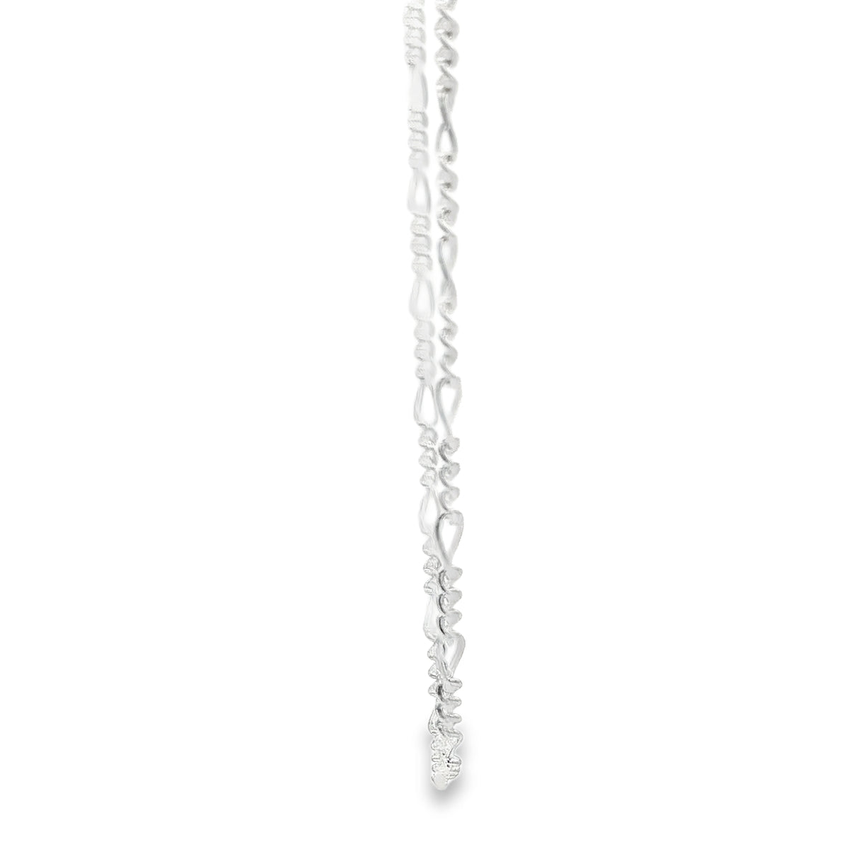 STERLING SILVER FIGARO CHAIN