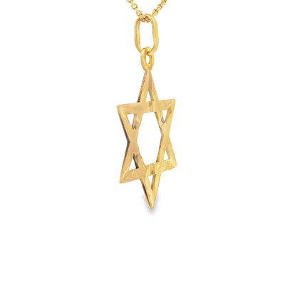 10 KARAT CHARM LENGTH 22 WEIGHT: 2.4G : JEWISH STA