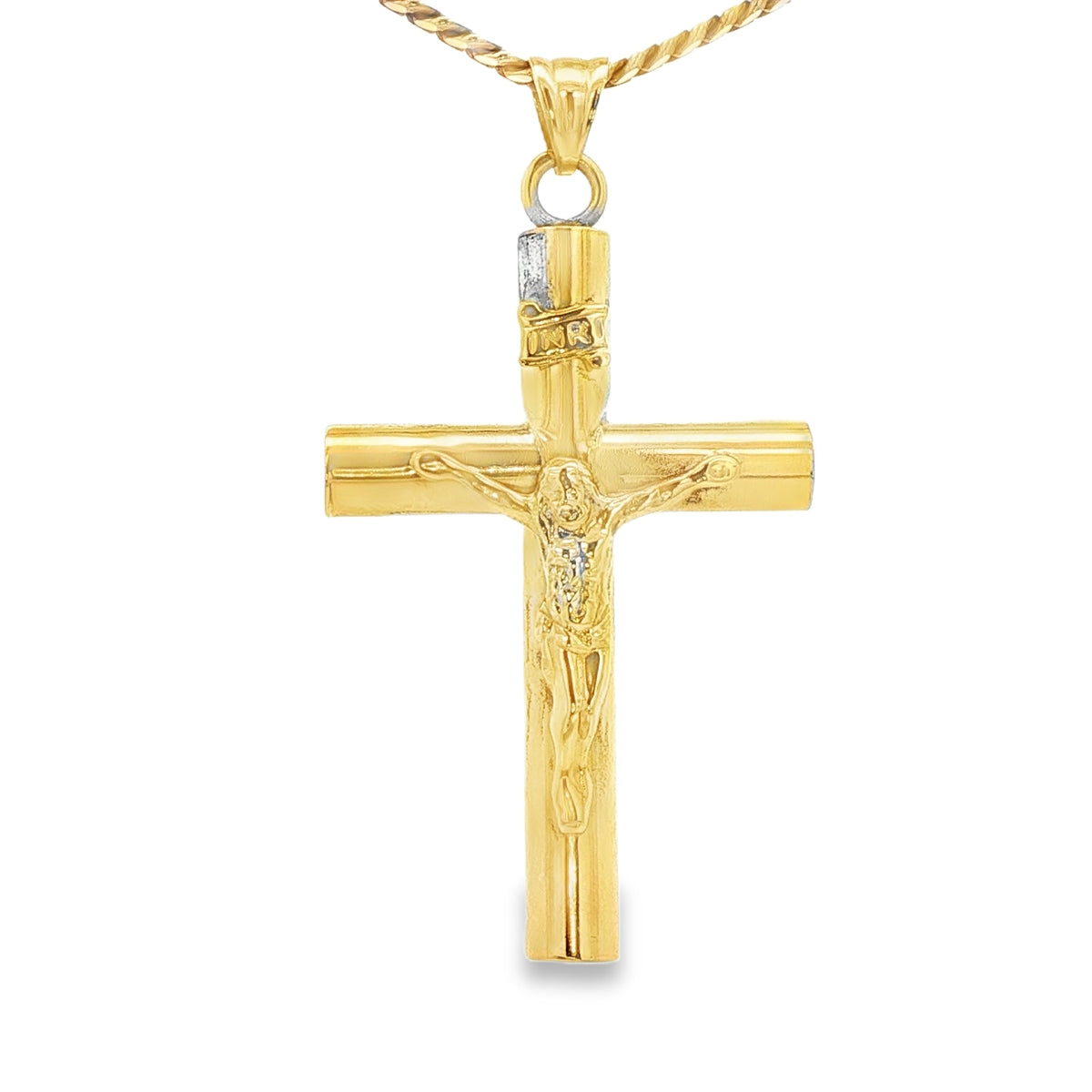 14KP 6.2G JESUS CROSS 2TONE