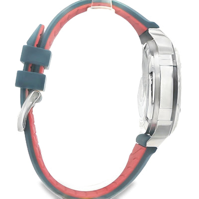 BULOVA AUTOMATIC BLUE MARINE STAR SILICONE BAND