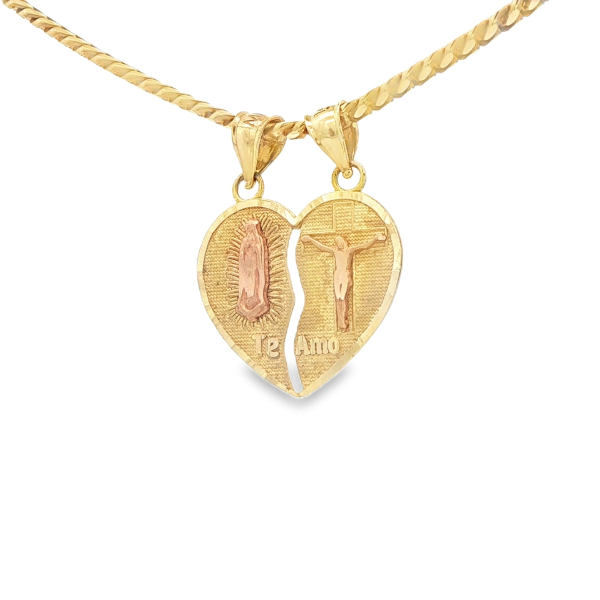 PENDANT 14K 2.3G BREAK AWAY JESUS GUADLUPE SATIN F