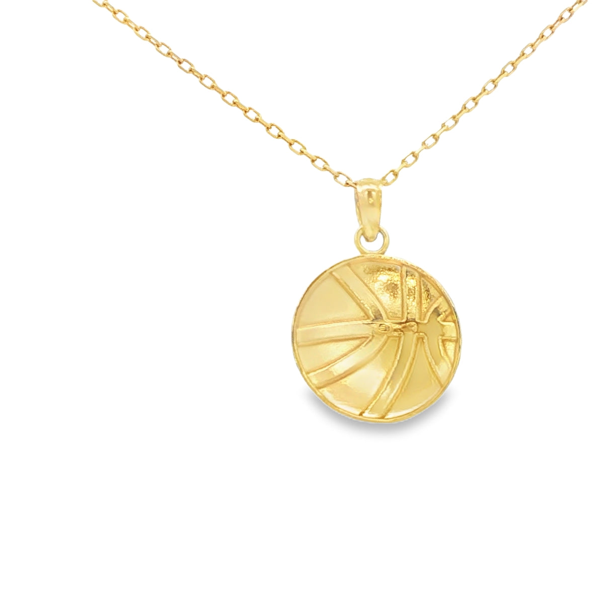 PENDANT 14K BasketBall Stamp
