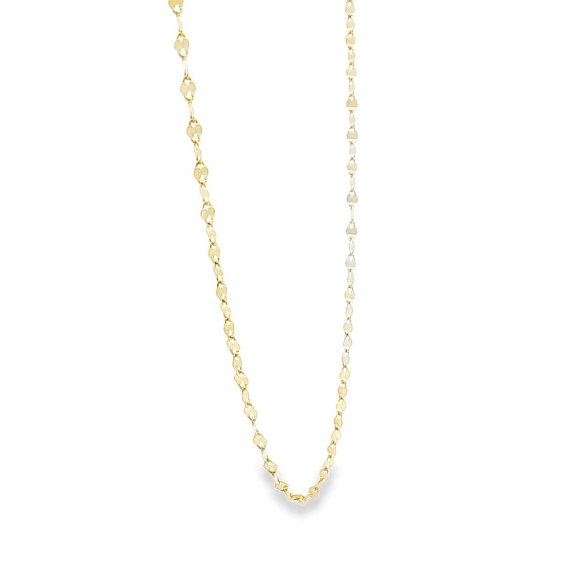 14 KARAT CHAIN TWISTED MIRROR